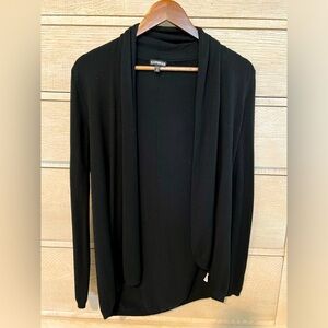 Express long black cardigan